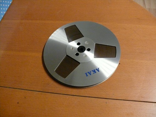Akai metall tonbandspule - 18, cm