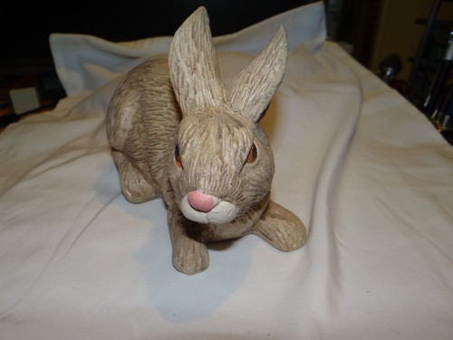 Deko hase aus ton oder - hase,