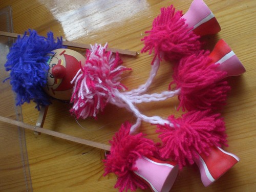 Clown als marionette - als,