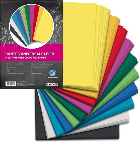 Landré 100 blatt - a4, buntes