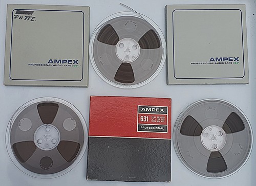 Ampex tonband spulen mit - 3,