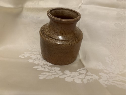 Vase braun ton natur - vase, material
