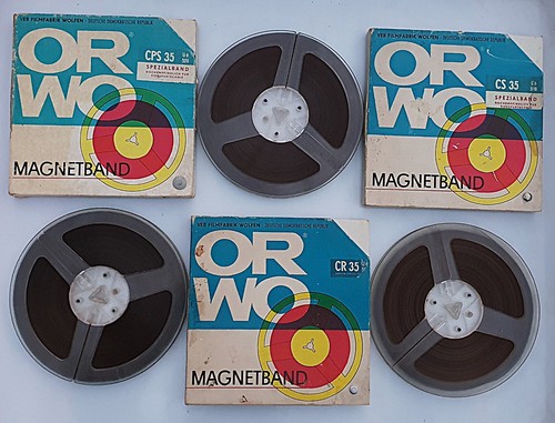 Tonbänder orwo 18cm - tonbänder, in