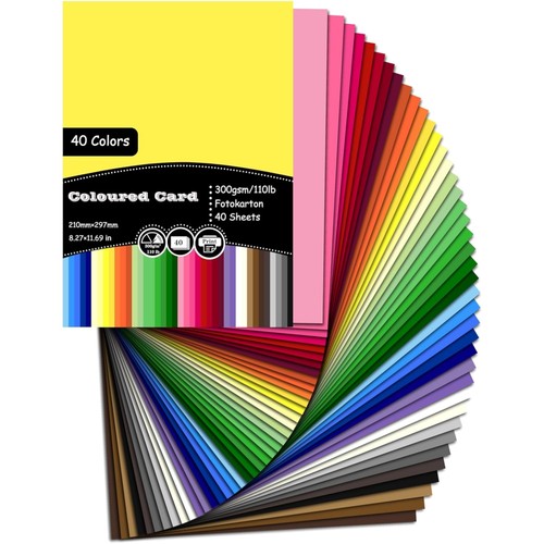 Bastelkarton tonpapier 40 - bastelkarton,
